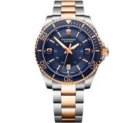 Victorinox Maverick Men's Quartz Watch 241950 Large Blue Dial Steel 43mm 100M