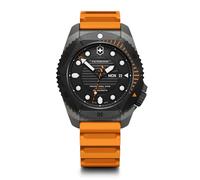 Victorinox Men’s Watch Dive Pro Automatic Ø 43 mm, Swiss Made, Automatic, Water-Resistant up to 300 m, Sapphire Glass, Rubber Strap, Orange