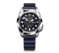 Victorinox Men’s Watch Dive Pro Automatic Ø 43 mm, Swiss Made, Automatic, Water-Resistant up to 300 m, Sapphire Glass, Rubber Strap, Blue