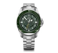 Victorinox Men’s Watch Journey 1884, Ø 43 mm, Swiss Made, Automatic, Water-Resistant up to 200 m, Sapphire Glass, Stainless Steel Strap, Green/Silver