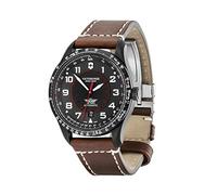 Victorinox Men's Airboss Mechanical - Swiss Made Automatic Stainless Steel/Leather Watch 241886