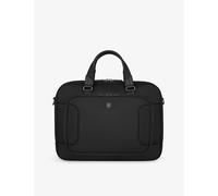 Victorinox Mens Victorinox Werks Traveler 7.0 Deluxe Woven Briefcase Black