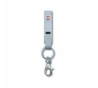 Victorinox Multiclip Belt Pendant Swiss Army Knife Accessory with Hook | Durable steel belt hanger with snap hook for secure pocket knife carry, 138 mm length, Silver, Swiss Made