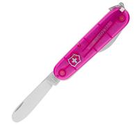 Victorinox My First Victorinox Swiss Army Pocket Knife for Children, Small, Multi Tool, 9 Functions, Pink Transparent