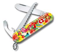 Victorinox, My First Victorinox, Swiss Army Pocket Knife, Medium, Multi Tool, Camping, 9 Functions, Blade with rounded tip, Can opener, Screwdriver 5 mm