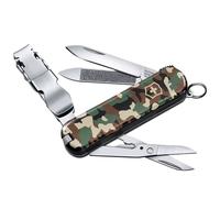 Victorinox Nailclip 580, Swiss Made, 8 Functions, Nail File, Nail Clipper, Blade, Scissors, Camouflage