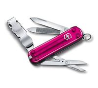 Victorinox Nail Clip 580 Swiss Army Pocket Knife - Small Multi-Tool for Camping With 8 Functions, Blade, Nail File, and Cleaner