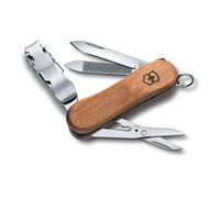 Victorinox Nail Clip 580 Wood Swiss army knife - 6 functions - with nail clipper