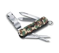 Victorinox Nailclip 580, Swiss Made, 8 Functions, Nail File, Nail Clipper, Blade, Scissors, Camouflage