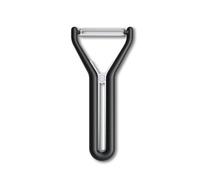 Victorinox Nova-Y Peeler, Straight Blade for Vegetables & Fruit, Black