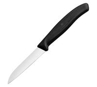 Paring Knife, Straight Blade 8cm Black