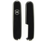 (black) Genuine Victorinox PLUS plastic covers - 91mm scales with extra pen slot