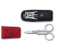 Victorinox Pocket Scissors, Foldable, Extra Sharp Blade, 10 cm, Stainless Steel, Grey