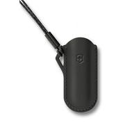 Victorinox leather pouch with adjustable nylon cord lanyard - fits Classic SD
