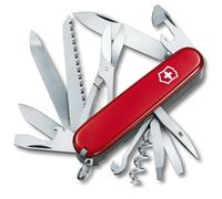 Victorinox Ranger Swiss Army Knife, Medium, Multi Tool, Camping Knife, 21 Functions, Blade, Scissors, Red, Brown