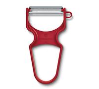 Victorinox Rapid Tomato Peeler, Potato Peeler, Kitchen Utensils, Professional, Serrated Edge Double, Dishwasher Safe, Red