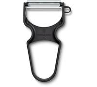 Victorinox Rapid Peeler, Serrated Edge Vegetable and Fruit Peeler, Black | Lightweight stainless steel peeler with ABS handle for left and right-handed use. Dishwasher-safe. Swiss Made.