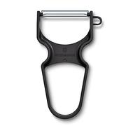 Victorinox RAPID Peeler, Straight Edge, Extra Sharp, Pendulum Blade, Robust Plastic Handle, for Right- and Left-Handed Users