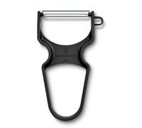 Victorinox RAPID Peeler, Straight Edge, Extra Sharp, Pendulum Blade, Robust Plastic Handle, for Right- and Left-Handed Users