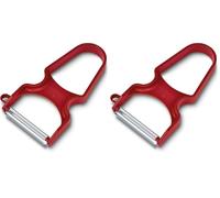 Victorinox Rapid Peeler - Straight Edge Stainless Steel Pendulum Blade (Pack of 2)