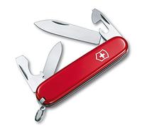 Victorinox, Recruit, Swiss Army Pocket Knife, Medium, Multi Tool, Camping, 10 Functions, Blade, Can opener, Screwdriver 3 mm