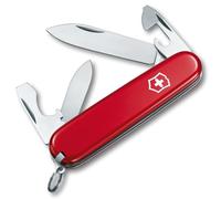 Victorinox, Recruit, Swiss Army Pocket Knife, Medium, Multi Tool, Camping, 10 Functions, Blade, Can opener, Screwdriver 3 mm