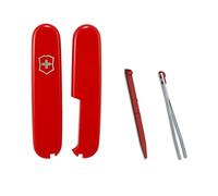 (red) Victorinox Scales/handles and colour accessories for 91mm Swiss Army knives