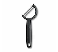 Victorinox Rho Vegetable Peeler, Straight Edge Fruit & Veggie Peeler, Black