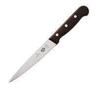 Victorinox Rosewood Filleting Knife, Stainless Steel, Brown, 16cm, 5.3700.16
