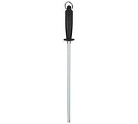 Victorinox Round Finecut Butcher Sharpening Steel, Black/Silver, 30 x 5 x 5 cm