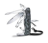 Victorinox Skipper Swiss Army Pocket Knife, Large, Multi Tool, 18 Functions, Locking Gutting Blade, Navy Camouflage