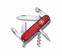 Victorinox Spartan Swiss Army Knife - 12 Function Multitool Pocket Knife | Medium 91 mm EDC Knife with Large Blade, Corkscrew, Bottle Opener and Tweezers for Camping and Hiking. Swiss Made