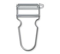 Star Peeler, Vegetable Peeler, Micro Toothing, Extra Sharp Zag Cut, Stainless Steel, Colour Metal,6.0913