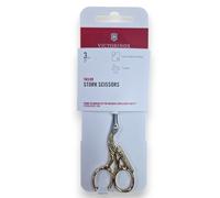 Victorinox Stork Embroidery Scissors, Extra Sharp Blade, 9 cm, Stainless Steel, Grey
