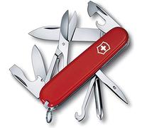 Victorinox Super Tinker, Swiss Army Knife, Medium, Multi Tool, 14 Functions, Blade, Bottle Opener, Red, Blister