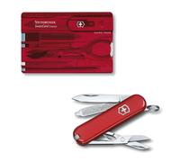 Victorinox Swiss Army knife and SwissCard bundle - multi function pocket tools