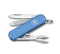 Victorinox Swiss Army Knife Classic SD Pocket Knife, 7 Functions, Blue | Miniature multitool with small blade, scissors, file, and screwdriver for everyday carry and travel. Swiss Made