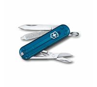 Victorinox Swiss Army Knife Classic SD, Pocket Knife, 7 Functions, Petrol | Miniature multitool with blade, scissors and nail file for everyday carry and grooming tasks. 58 mm. Swiss Made