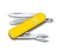 Victorinox Swiss Army Knife Classic SD, Pocket Knife with 7 Functions | Compact 58 mm tool with scissors, nail file, screwdriver, and tweezers for everyday tasks and travel, Swiss Made