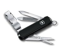 Victorinox Nailclip 580, Swiss Made, 8 Functions, Nail File, Nail Clipper, Blade, Scissors, Black