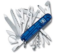 Victorinox Swiss Army Knife Swiss Champ - 33 Functions Multitool, Blue
