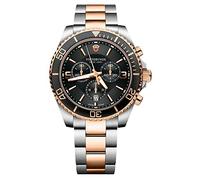 Victorinox 241952 Maverick Chronograph Two Tone Black and Watch
