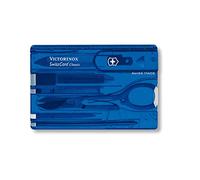 Victorinox Swiss Card Classic Multitool, 10 Functions, Scissors, Blue