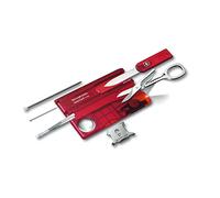 Victorinox Swiss Card Lite Transparent Red
