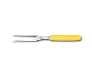 Victorinox Swiss Classic Carving Fork, 15 cm, Robust Handle, Stainless Steel, Yellow