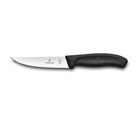 Victorinox Swiss Classic Carving Knife, 12 cm, Ergonomic Handle, Narrow Blade, Black