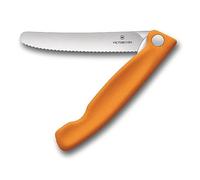 Victorinox Serrated Rounded Tip Kitchen Knife - Orange