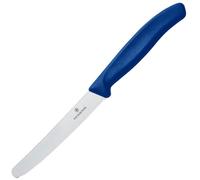 Victorinox Swiss Classic Kitchen Knife Blue - serrated with rounded tip
