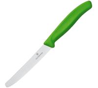 Victorinox Swiss Classic Kitchen Knife Green - serrated with rounded tip