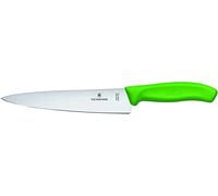 Victorinox Swiss Classic, Professional Carving Knife, Extra Sharp Blade, Straight Grind, 19 cm, Plastic Handle, Stainless Steel, Green